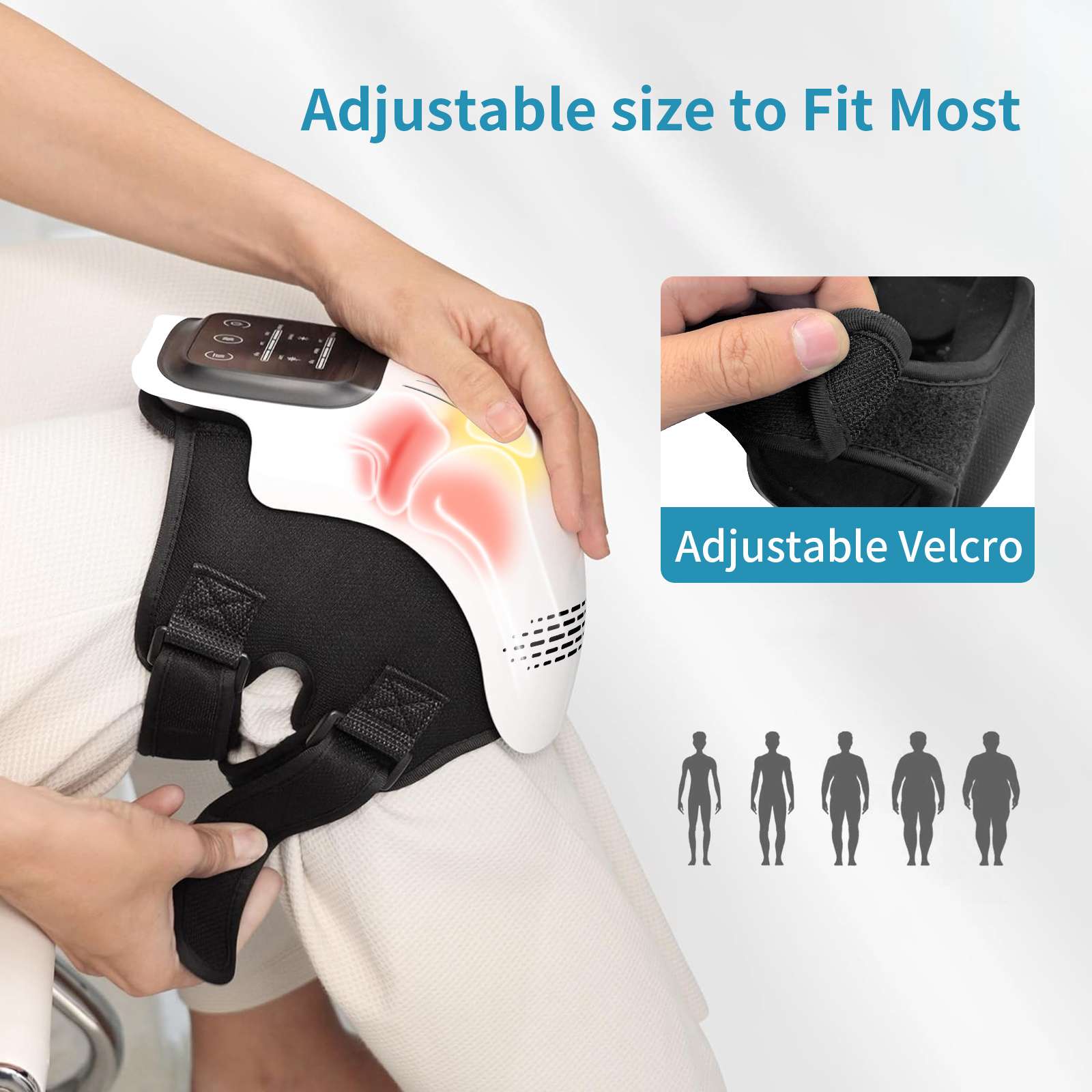Electric Kneading Heating Knee Massager Pain Relief Vibration Knee Massager - Image 4