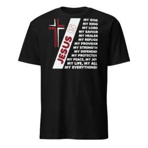 christian gifts for women, mom birthday christian shirts gift with the word Jesus Short-Sleeve Unisex T-Shirt