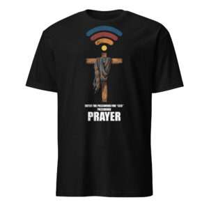 Christian t shirts gift for man with the word prayer Short-Sleeve Unisex T-Shirt