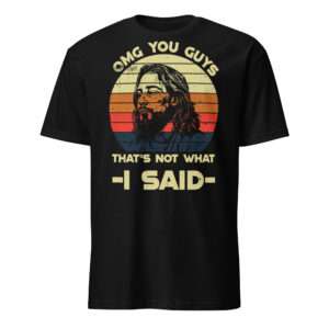 Funny christian t shirts for man birthday gift religious tees Short-Sleeve Unisex T-Shirt