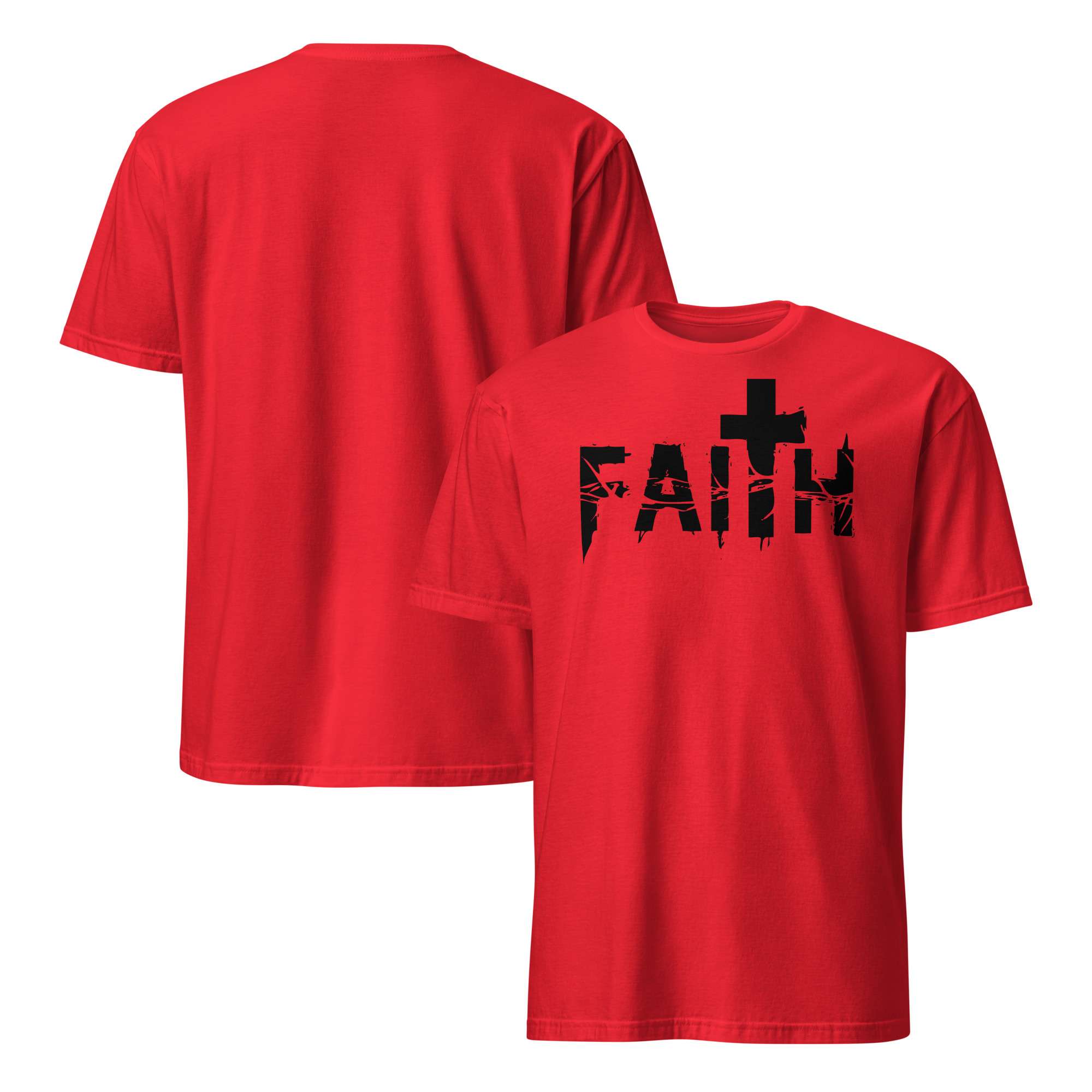 faith christian t shirts for mom birthday gift Short-Sleeve Unisex T-Shirt - Image 2