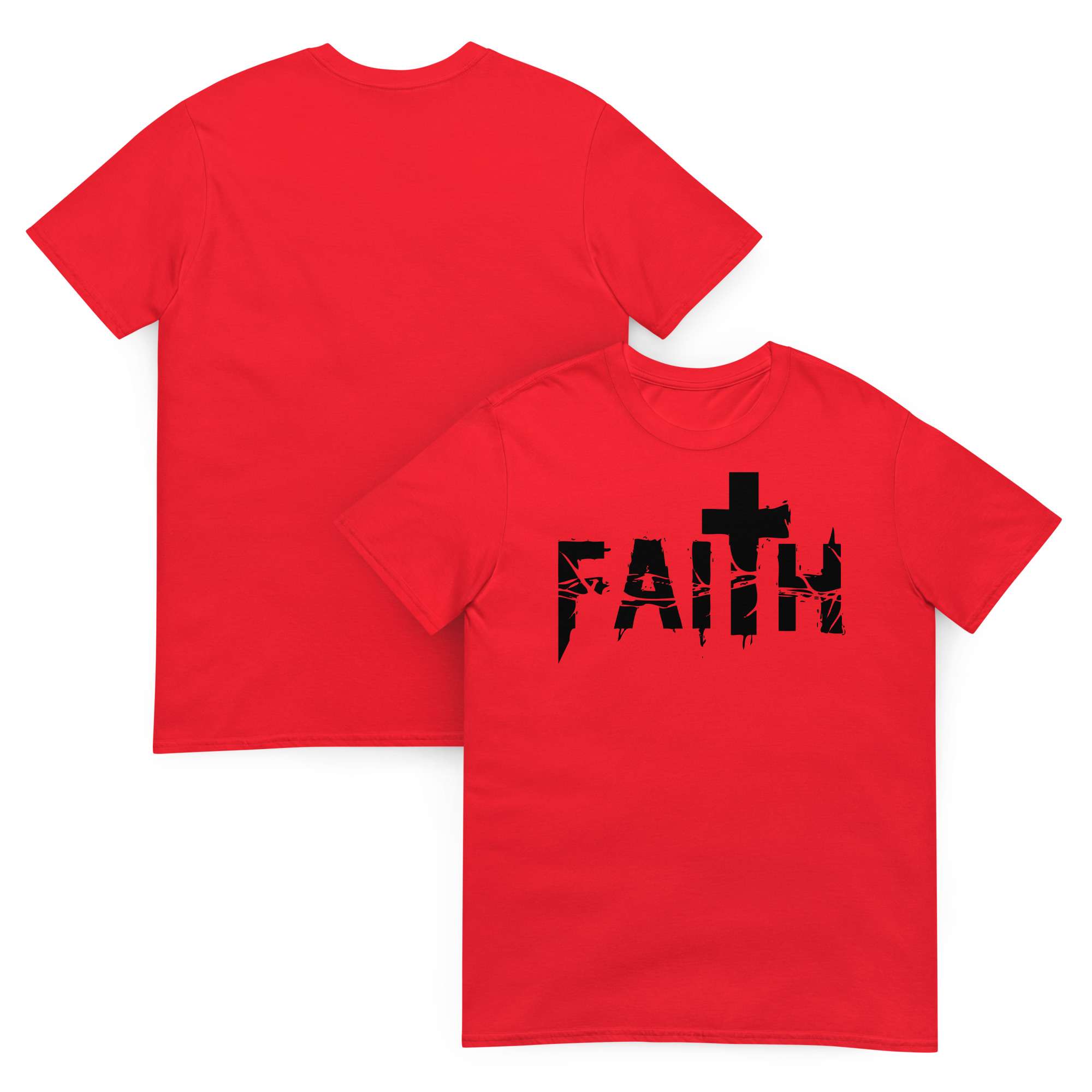 faith christian t shirts for mom birthday gift Short-Sleeve Unisex T-Shirt - Image 3